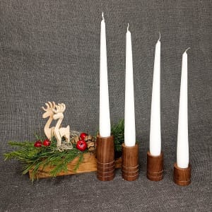 Adventes svečturu komplekts