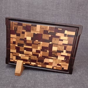 Krāsains gala šķiedru divpusējs virtuves dēlis “Raibais” 33×23 cm